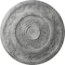 Ekena Millwork Nestor Ceiling Medallion (Fits Canopies up to 5"), 25 7/8"OD x 2 1/4"P, Ultra Pure White Crackle CM25NEUWC - alternate 1
